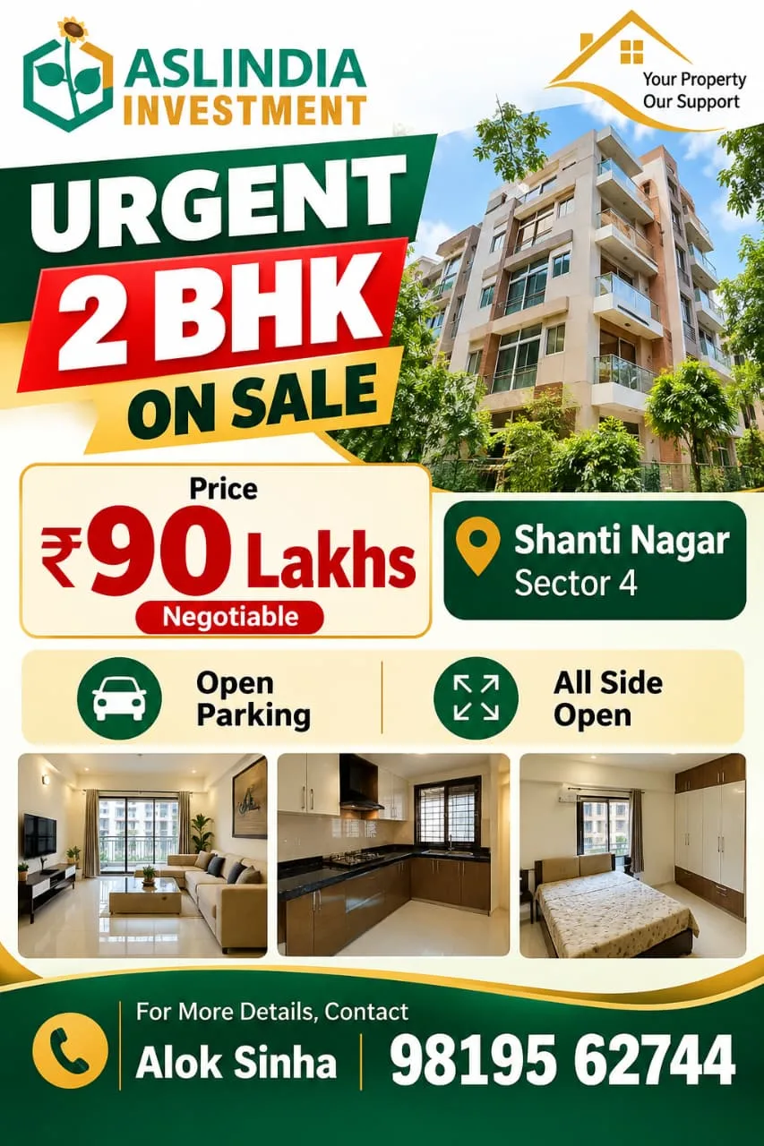 Urgent sale: 2 BHK – Shanti Nagar image 1